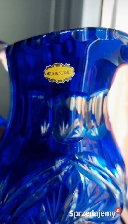 Piękny dzbanek kryształowy Violetta Wrocław