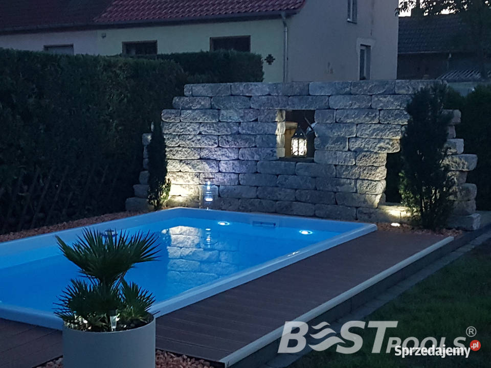 Basen ogrodowy Kreta 4x25x14m z izolacją marki Baseny podkarpackie Szafranów