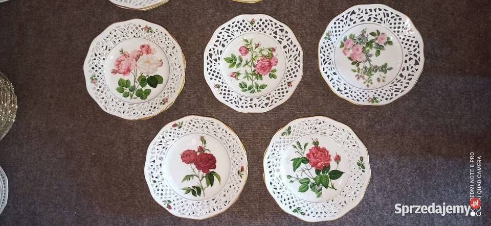 Talerzyk do powieszenia z różami Ażur Schumann