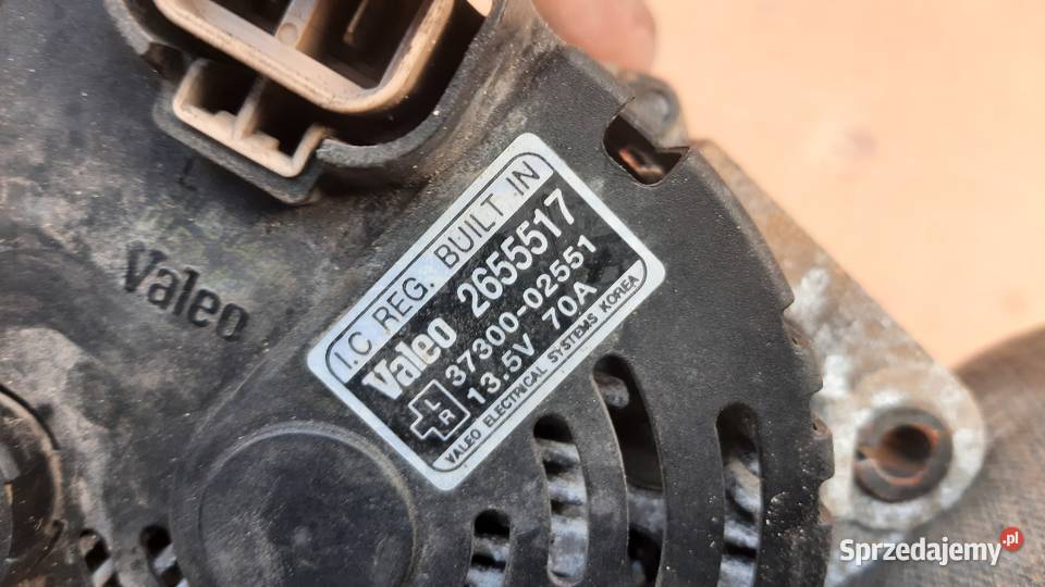 alternator valeo 70A Hyundai Atos 11 2330002551 Dębno