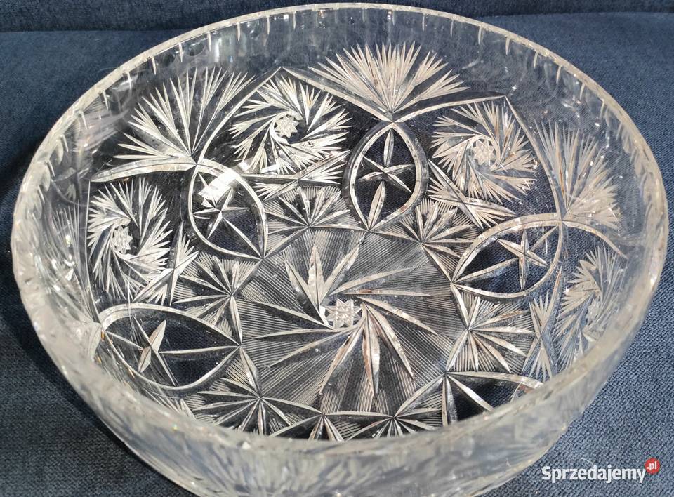 Zestaw szkła kryształowego misy popielniczka i Bielsko-Biała