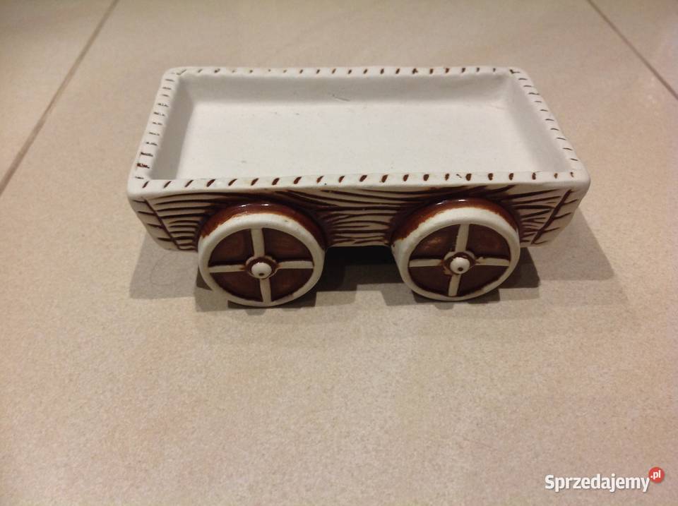 Wóz Podstawa z Ceramiki Glinki Nowy Dekoracja Pozostałe Nowa Sól