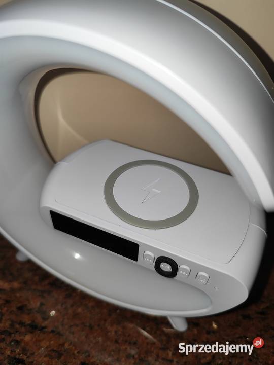 Budzik Zaokrąglony RGB z Ładowaniem Indukcyjnym podkarpackie