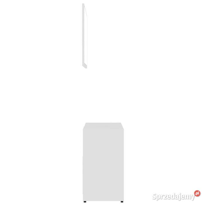 3cz zestaw mebli łazienkowych biały materiał sprzedam
