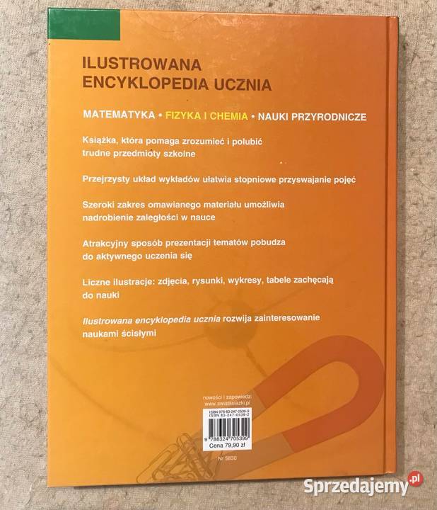 Fizyka i chemia ilustrowana encyklopedia ucznia chemia, biochemia Gorzów Wielkopolski