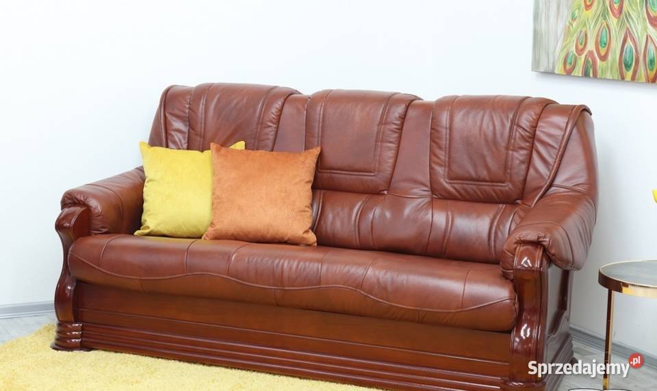 Unikalny komplet wypoczynkowy Aneta II Skóra Żory