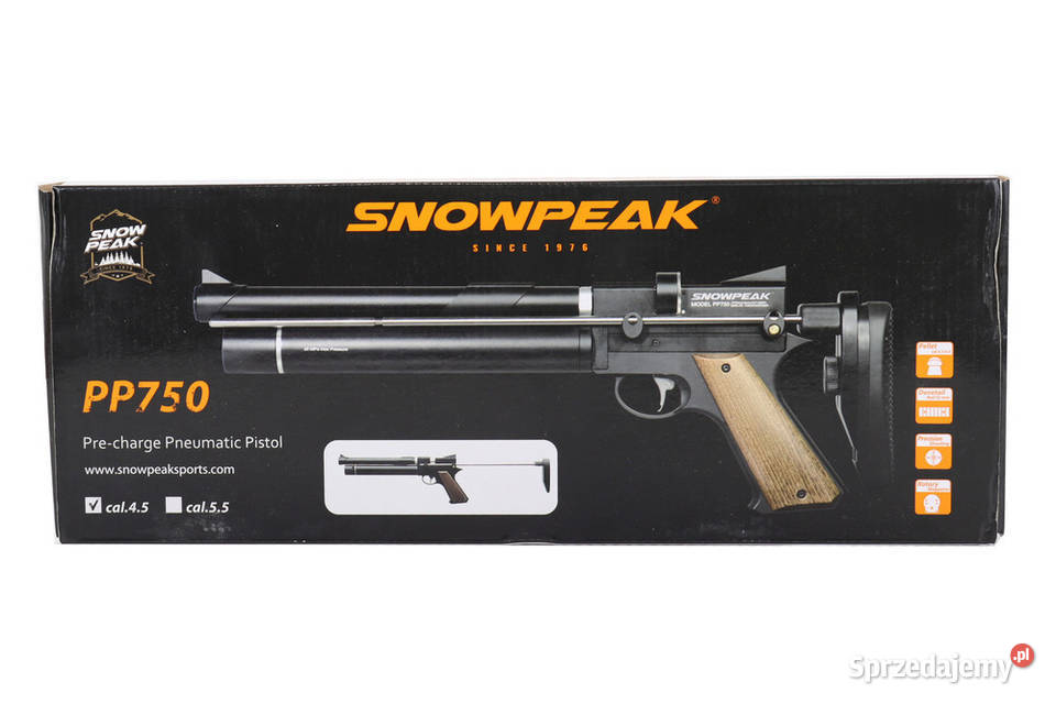 Pistolet PCP Snowpeak PP 750 55 Ruda Śląska