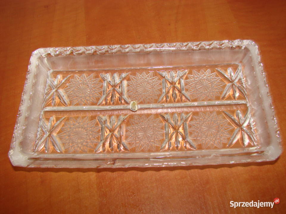 kryształowa tacka Pruszcz Gdański sprzedam