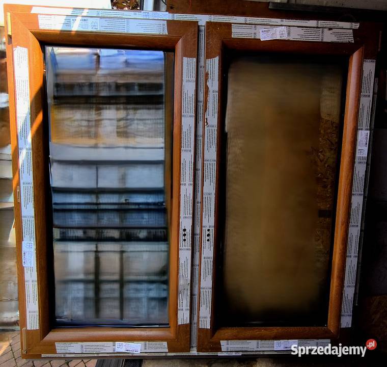 OKNO 150x150 NOWE 147x142 złoty dąb 2stronny Ropczyce sprzedam