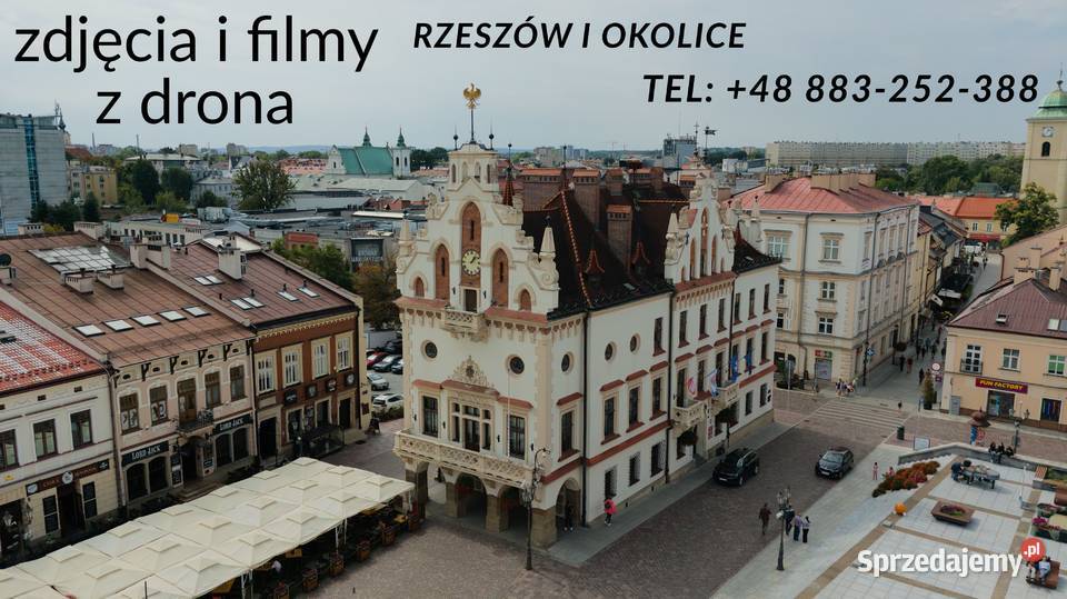 Zdjęcia i filmy z drona Rzeszów i podkarpackie