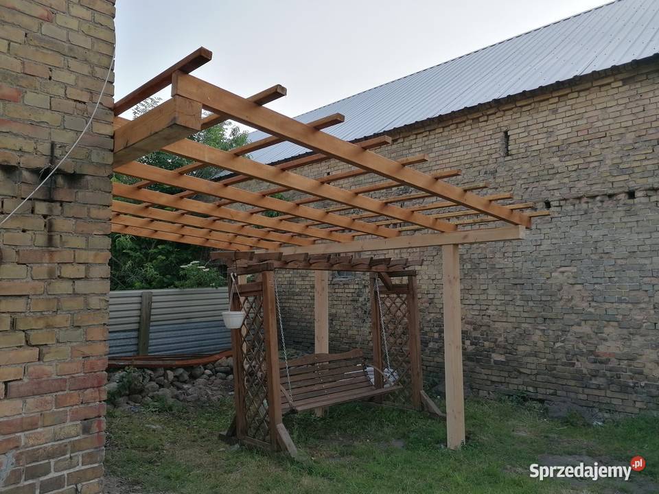 Wiata Przyścienna Architektura ogrodowa lubuskie Gorzów Wielkopolski