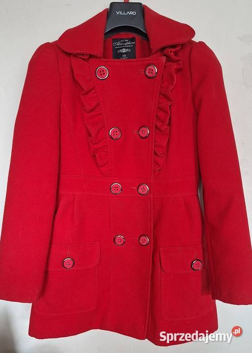 Czerwony płaszcz damski Atmosphere M 38 Lubaczów