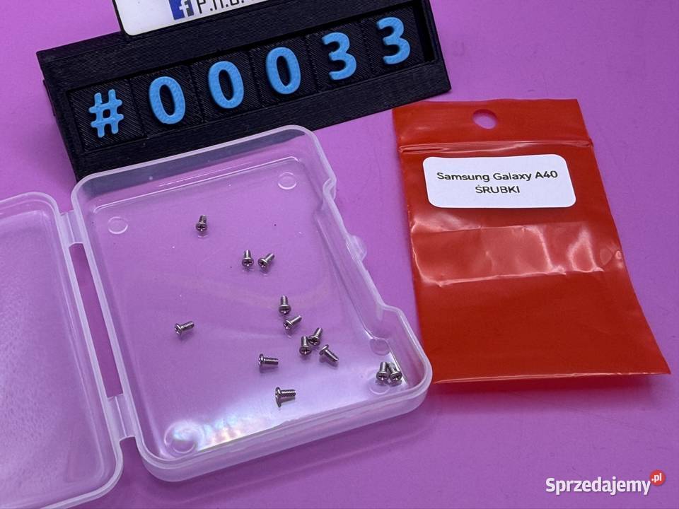 Samsung Galaxy A40 śrubki ramki komplet Września