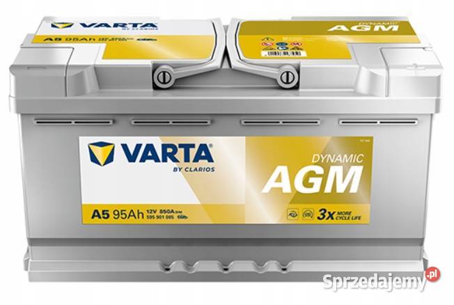 Akumulator Varta AGM 12V 95Ah 850A A5 G14 Tomaszów Mazowiecki