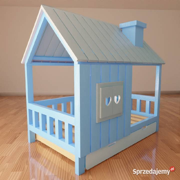 Domek łóżeczko drewniane dziecka 80x160 RATY 150cm Kraków