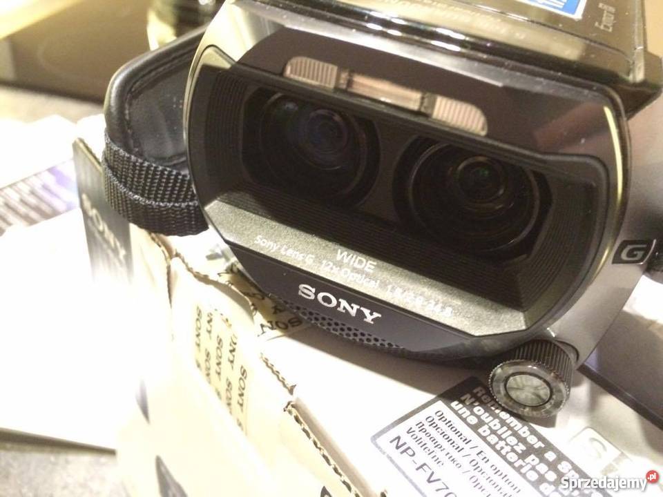 Mało używana kamera sony 3d pierwszego Zgierz sprzedam
