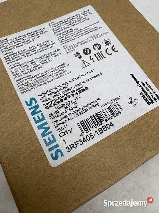 Siemens 3RF34051BB04 Stycznik SSR 52A Warszawa