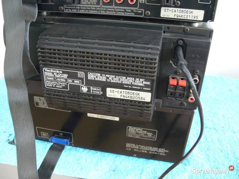 Wieża Technics SACA1080 pilot WYSYŁKA Jasło