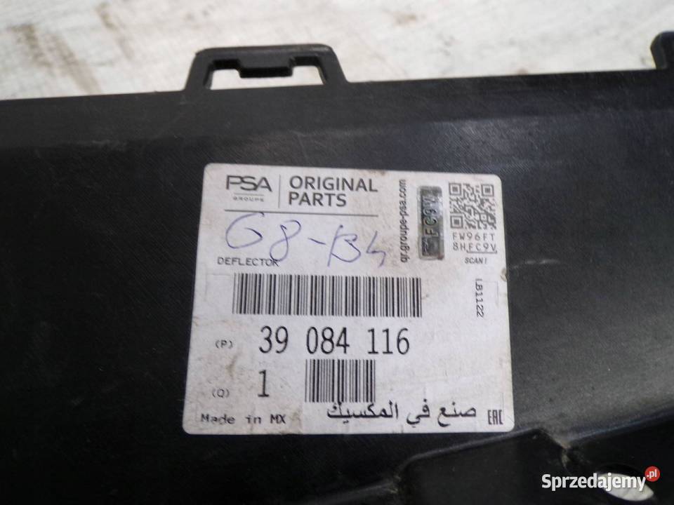 Kierownica Powietrza Opel Astra K V NOWA