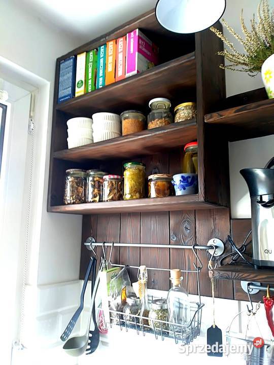 Regał drewniany rustykalny półka drewniana loft Radków sprzedam