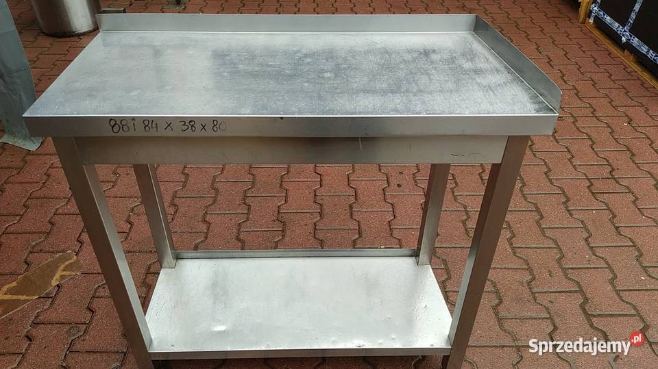 Stół z półką 88 i 84x38x85