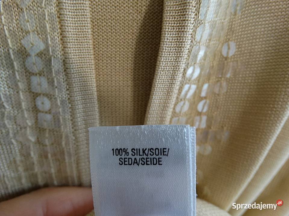 Sweter Blezer Jedwabny 100 Naturalny Jedwab