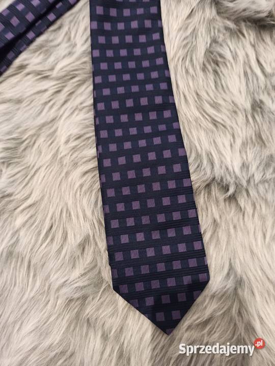 Krawat MarksSpencer krawat czarny kratka mazowieckie Warszawa