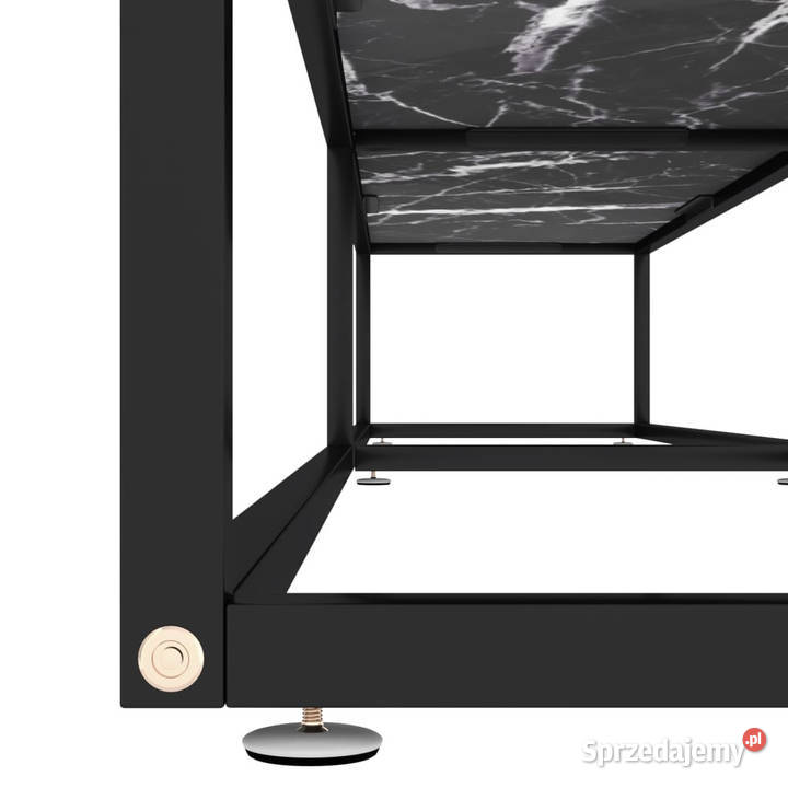 Szafka pod TV czarny marmur 220x40x405 szkło Warszawa
