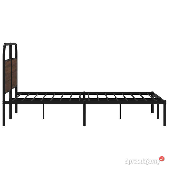Łóżko bez materaca brązowy dąb 160x200 WM4100310 100cm sprzedam