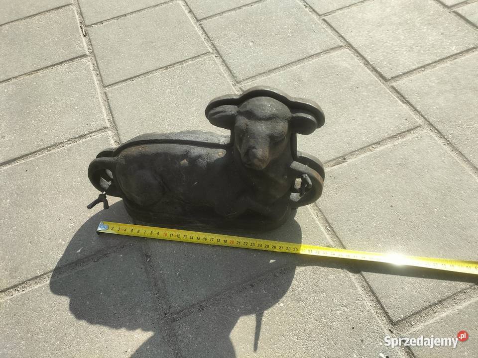 forma do pieczenia baranek żeliwna antyk Łódź