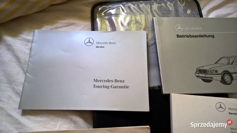 Książka serwisowa etui instrukcja Mercedes w202