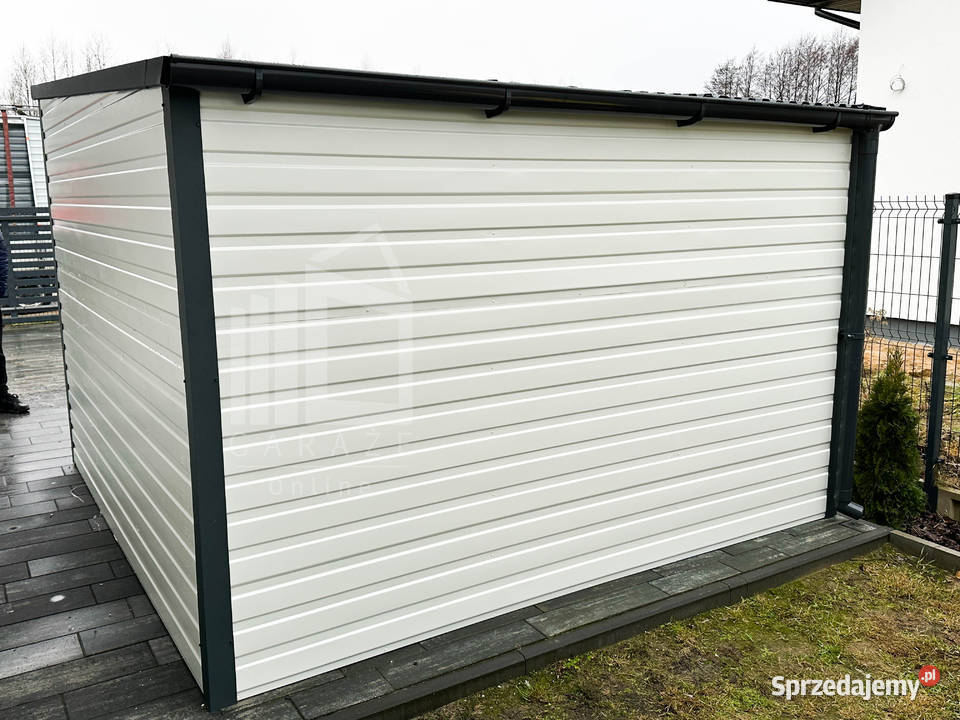 Domek Ogrodowy Schowek Garaż 4x3 rynny Spad w wielkopolskie Jarocin