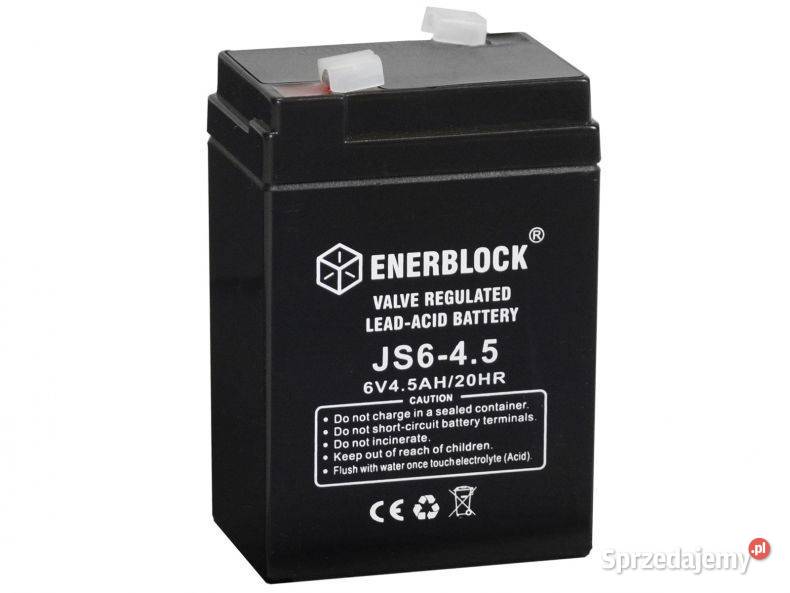 Akumulator ENERBLOCK AGM JS645 6V 45 Ah Pabianice