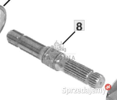 John Deere 8110 8210 8310 8410 Wał Wałek CZĘŚCI Jastrzębniki