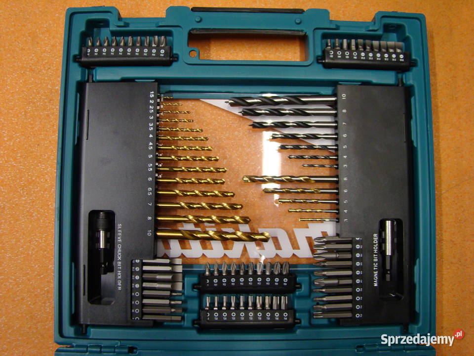 Zestaw wierteł bitów akcesorii MAKITA 104 PC Ref Bielsko-Biała