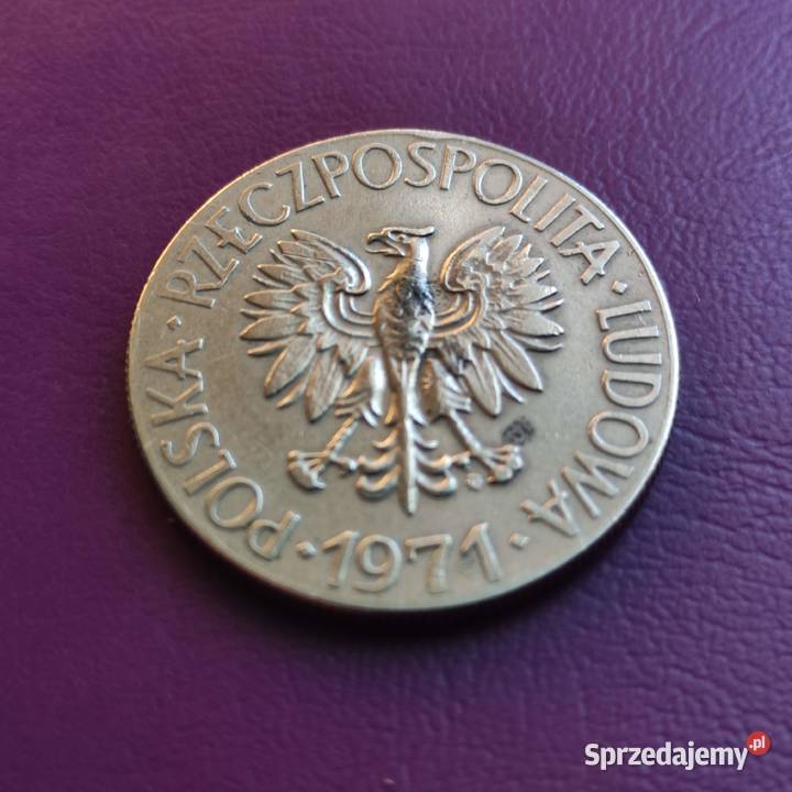 Moneta PRLu 10 ZŁOTYCH 1971 KOŚCIUSZKO Piękna Numizmatyka Pruszków