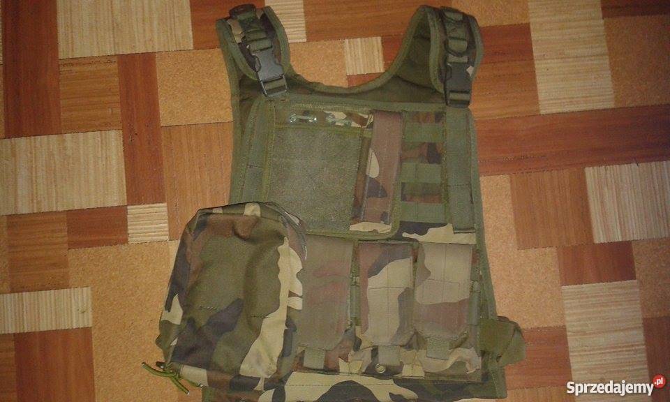 Sprzet ASG replika MP5 Kamizelka taktyczna pleca Katowice