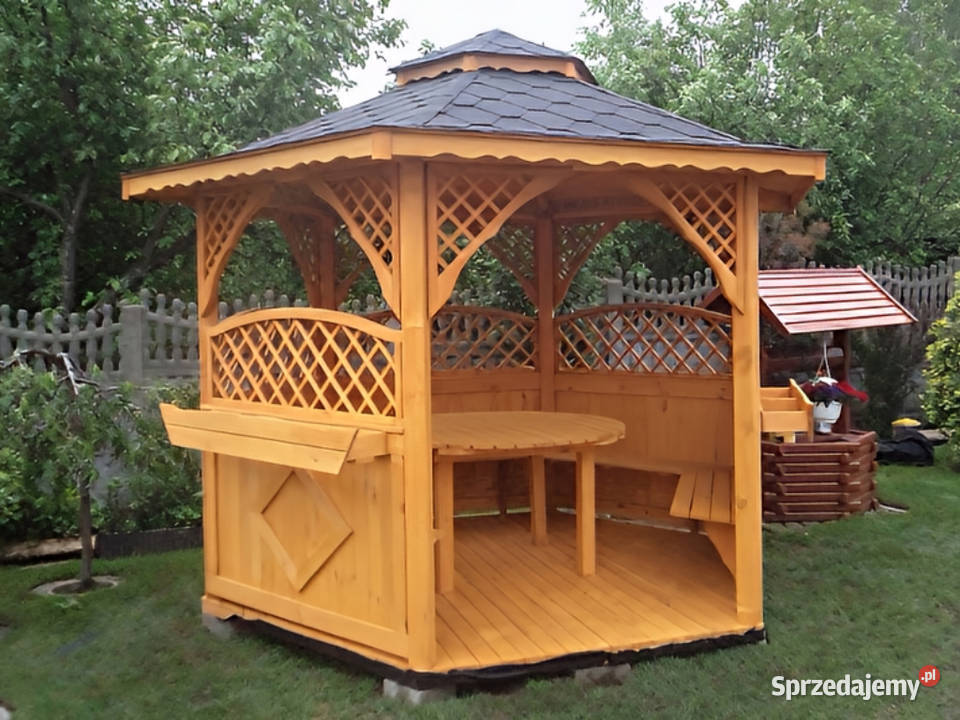ALTANA 27 32M OGRODOWA DREWNIANA ALTANKA OZDOBNA Parzymiechy sprzedam