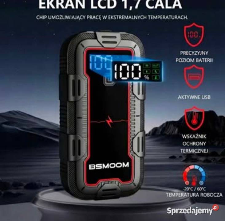 Urządzenie rozruchowepowerbank booster 12800mAh Konin