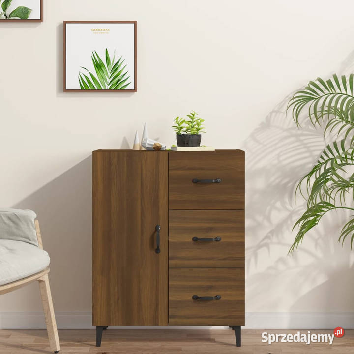 Szafka brązowy dąb 695x34x90 materiał Warszawa