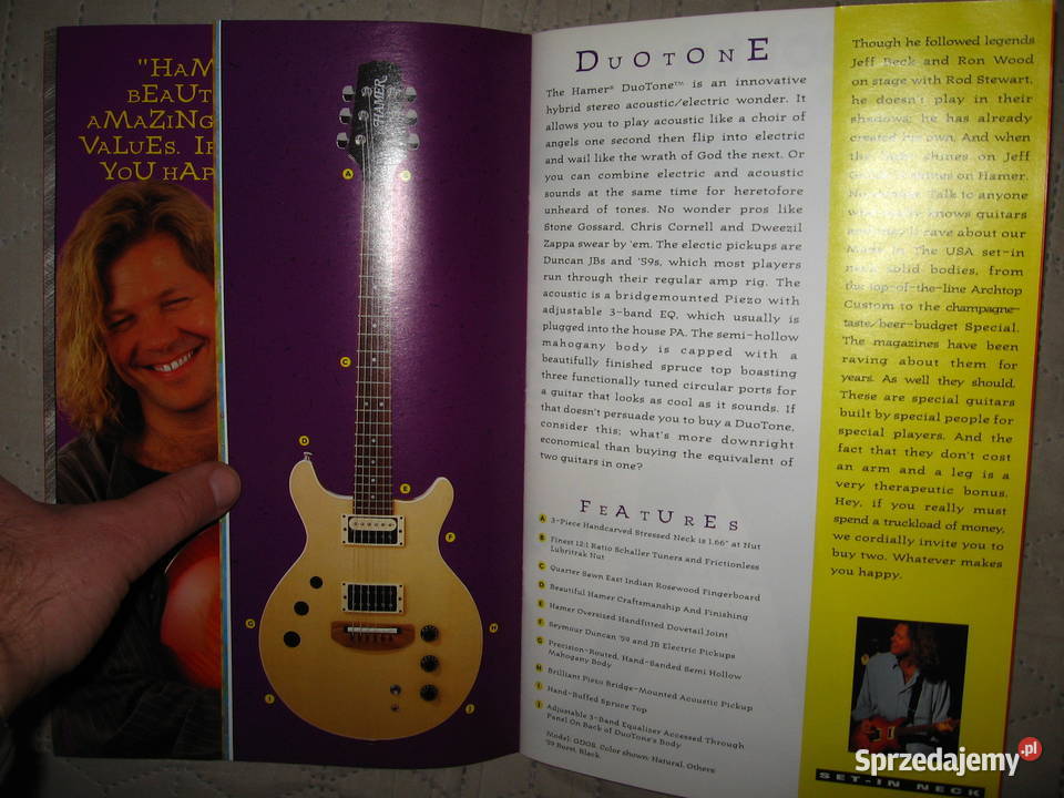 HAMER guitars catalog katalog gitar Kępice