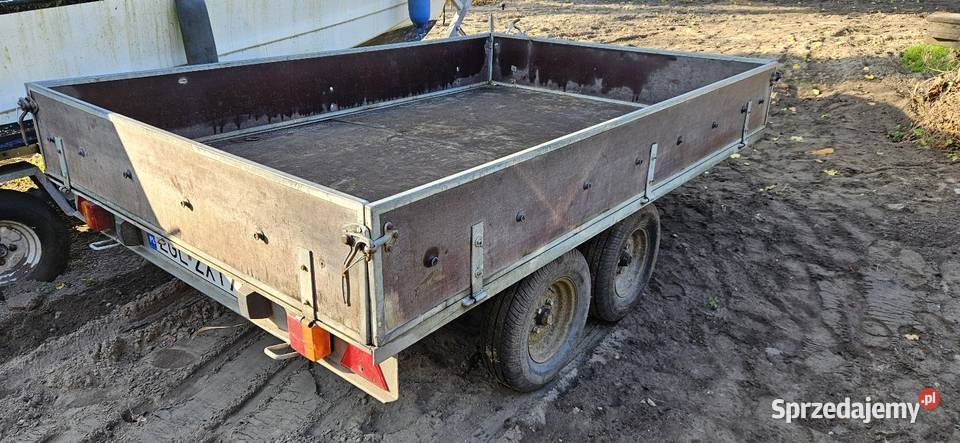 Przyczepa Brenderup 2 osiowa DMC 1000 burtowa zachodniopomorskie Barlinek