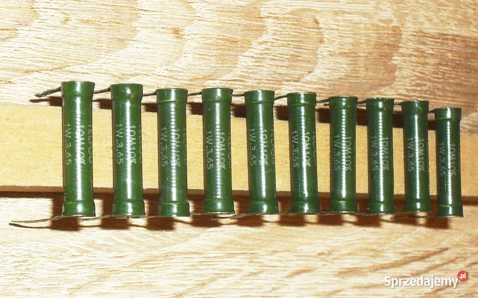 Rezystor opornik metalizowany 10 MOm M 1 W 10