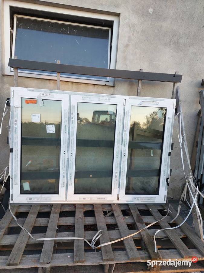 Nowe okno białe 207x143 3 szyby OUTLET Biała