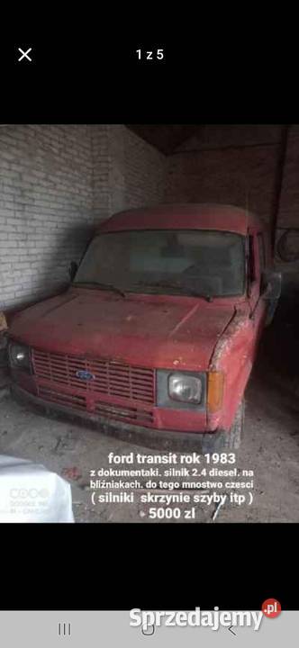 Ford Transit 1983 Hrubieszów sprzedam
