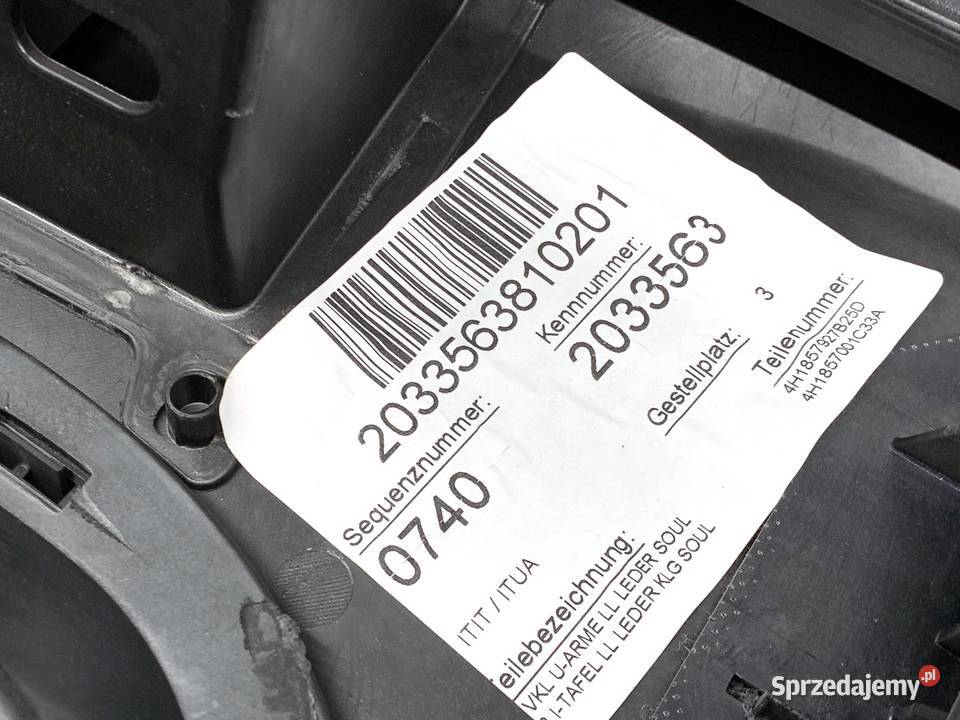 KOKPIT PODUSZKI KURTYNY PASY KOMPLET AUDI A8 D4 sprzedam