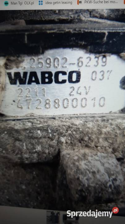 Moduł zawór ECAS WABCO MAN TGL 81259026239