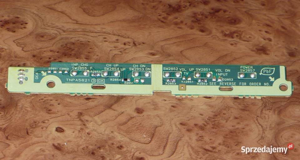 Płytka klawiatury lokalnej Panasonic TNPA5821 TV Telewizory Lublin