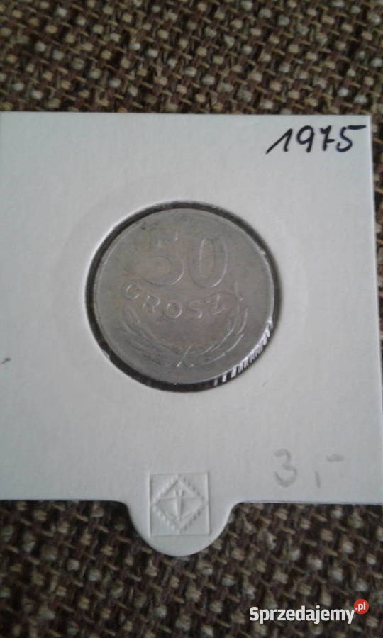 50 groszy 1975 r PRLokoło mennicza Konin