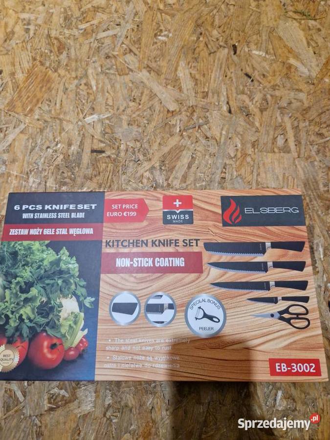 NOŻE KUCHENNE KARBOWANE OSTRE NOŻYCZKI Noże i nożyczki krawieckie Głogowa sprzedam